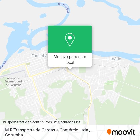 M.R Transporte de Cargas e Comércio Ltda. mapa