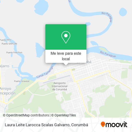 Laura Leite Larocca Scalas Galvarro mapa