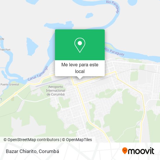 Bazar Chiarito mapa