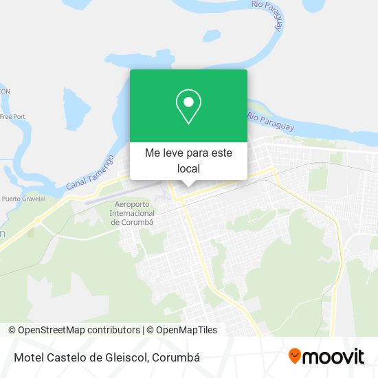 Motel Castelo de Gleiscol mapa