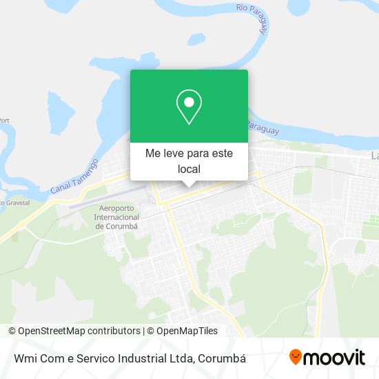 Wmi Com e Servico Industrial Ltda mapa