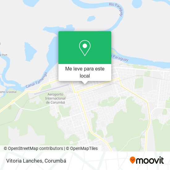 Vitoria Lanches mapa