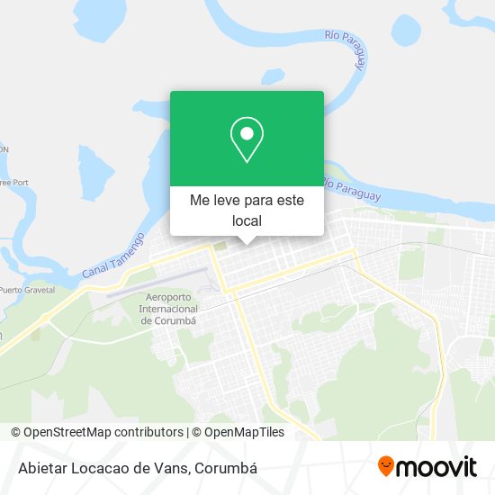 Abietar Locacao de Vans mapa