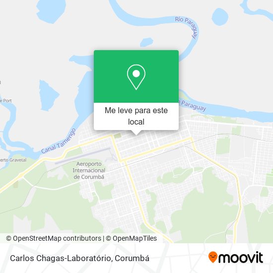Carlos Chagas-Laboratório mapa