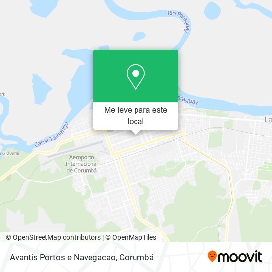 Avantis Portos e Navegacao mapa