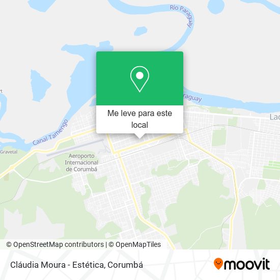 Cláudia Moura - Estética mapa