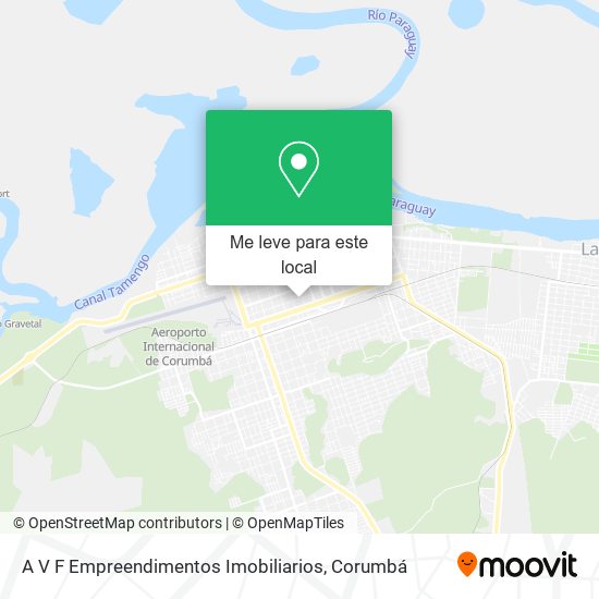 A V F Empreendimentos Imobiliarios mapa
