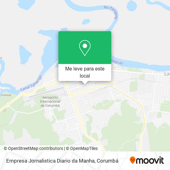 Empresa Jornalistica Diario da Manha mapa