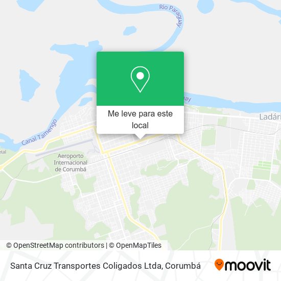 Santa Cruz Transportes Coligados Ltda mapa