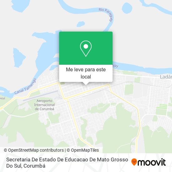 Secretaria De Estado De Educacao De Mato Grosso Do Sul mapa