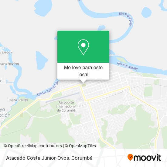 Atacado Costa Junior-Ovos mapa