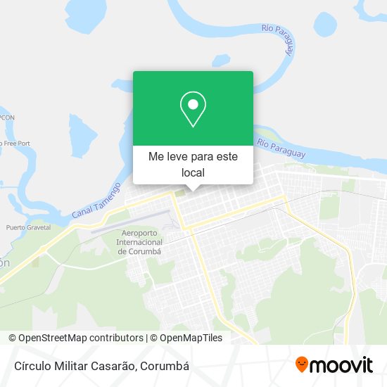 Círculo Militar Casarão mapa