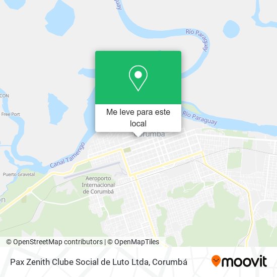 Pax Zenith Clube Social de Luto Ltda mapa