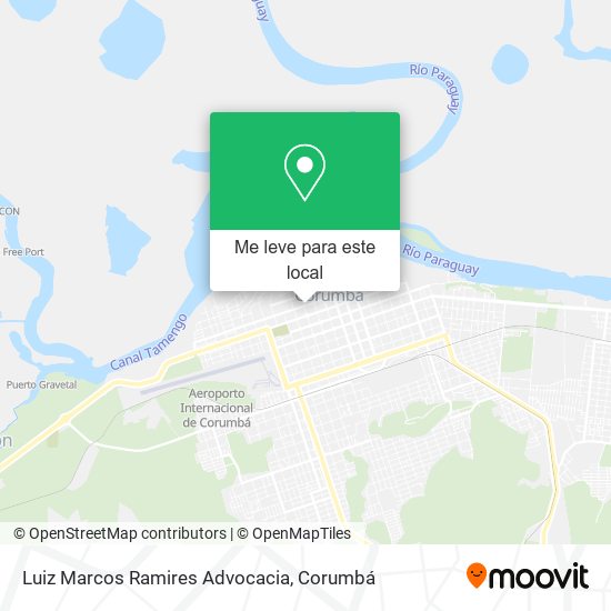 Luiz Marcos Ramires Advocacia mapa