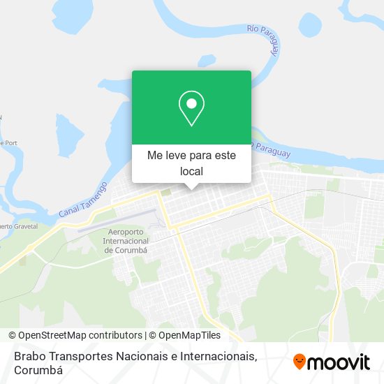Brabo Transportes Nacionais e Internacionais mapa