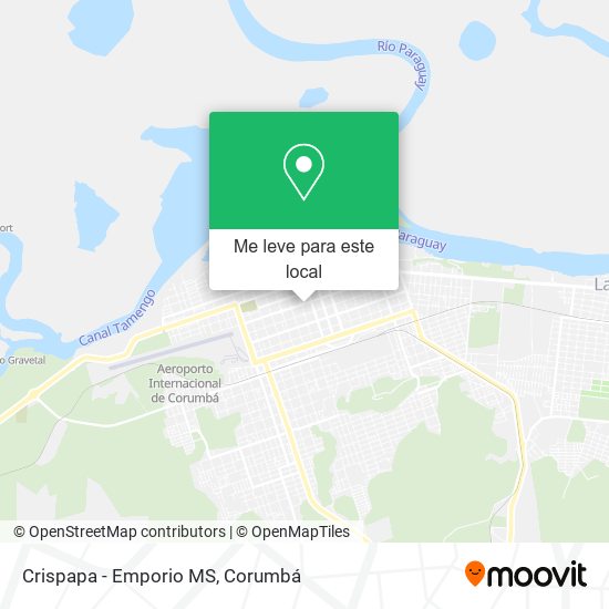 Crispapa - Emporio MS mapa