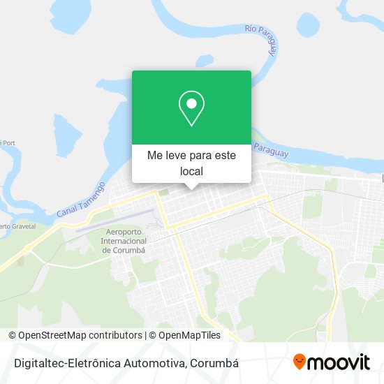 Digitaltec-Eletrônica Automotiva mapa