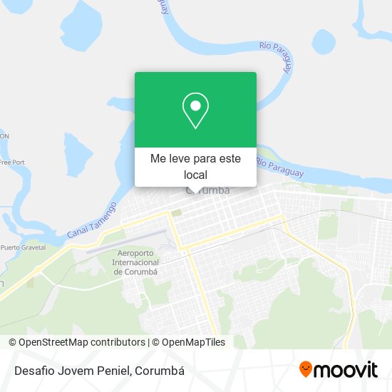 Desafio Jovem Peniel mapa