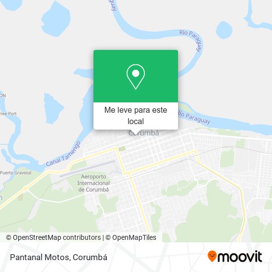 Pantanal Motos mapa
