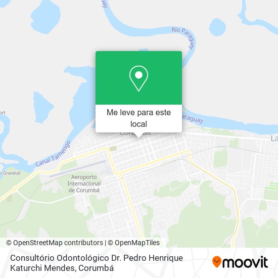 Consultório Odontológico Dr. Pedro Henrique Katurchi Mendes mapa