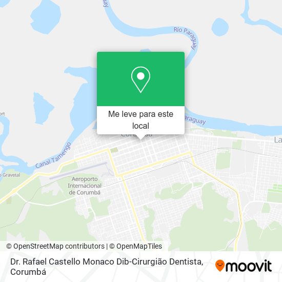 Dr. Rafael Castello Monaco Dib-Cirurgião Dentista mapa