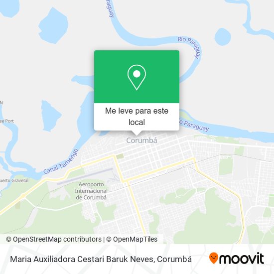 Maria Auxiliadora Cestari Baruk Neves mapa