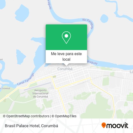 Brasil Palace Hotel mapa