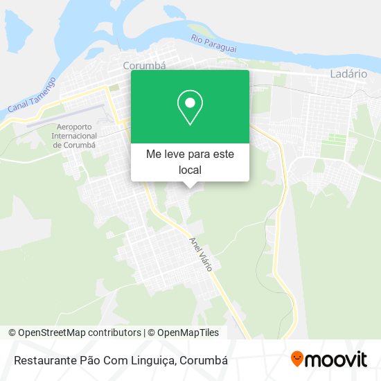 Restaurante Pão Com Linguiça mapa