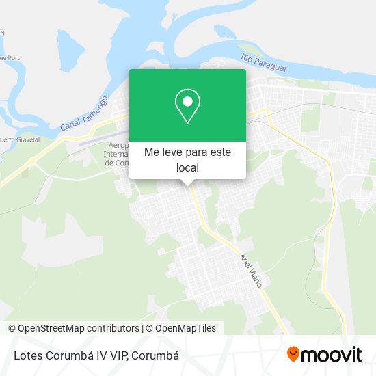 Lotes Corumbá IV VIP mapa