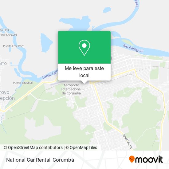 National Car Rental mapa