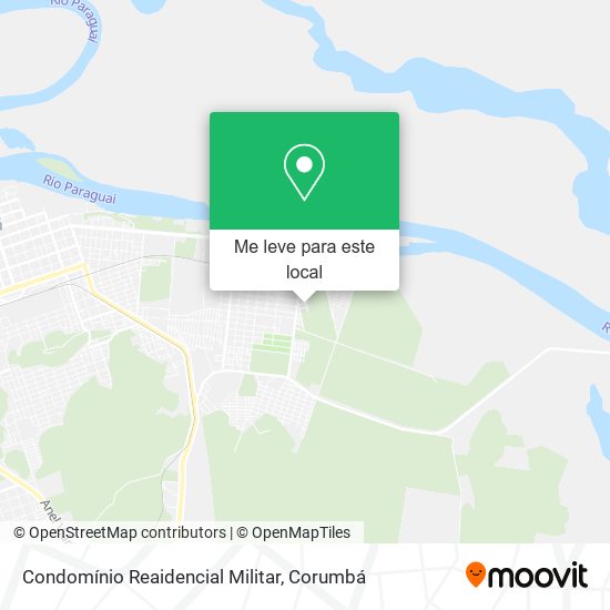 Condomínio Reaidencial Militar mapa