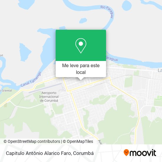 Capitulo Antônio Alarico Faro mapa