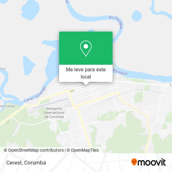 Cerest mapa