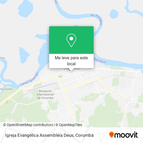 Igreja Evangélica Assembléia Deus mapa