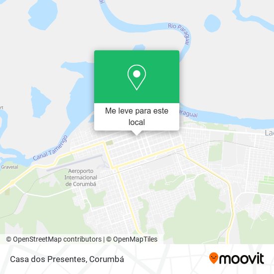 Casa dos Presentes mapa