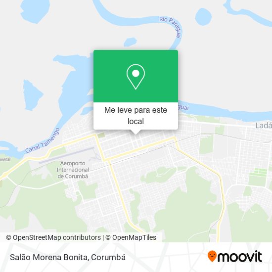 Salão Morena Bonita mapa