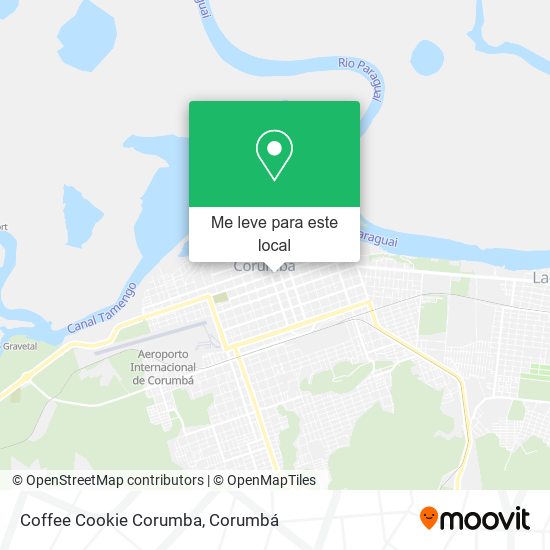 Coffee Cookie Corumba mapa