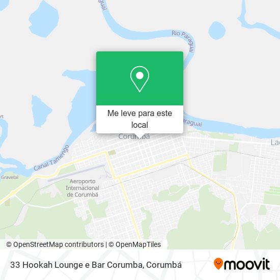 33 Hookah Lounge e Bar Corumba mapa