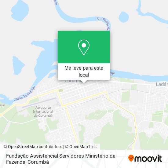 Fundação Assistencial Servidores Ministério da Fazenda mapa