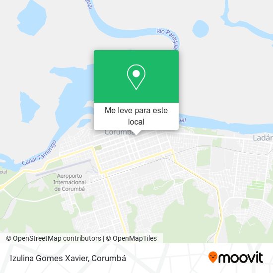 Izulina Gomes Xavier mapa