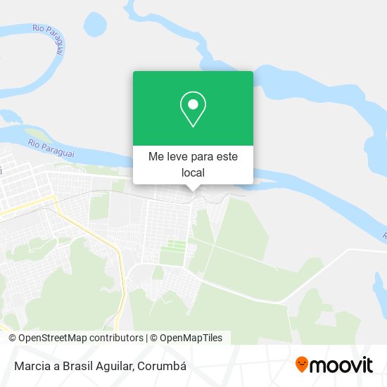 Marcia a Brasil Aguilar mapa