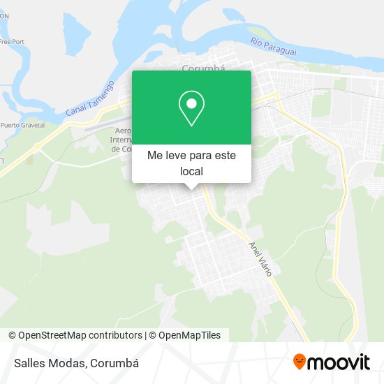 Salles Modas mapa