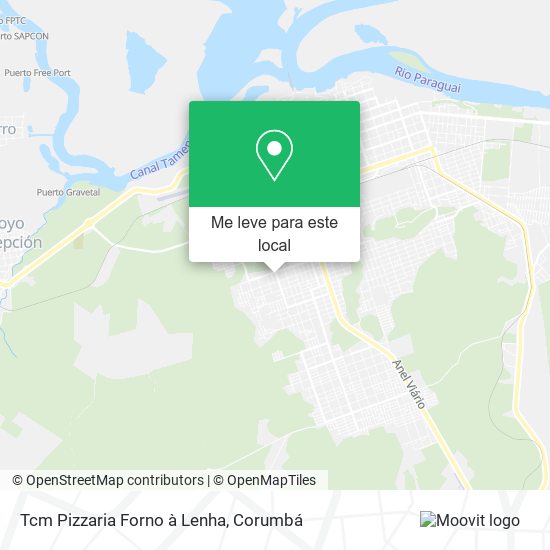 Tcm Pizzaria Forno à Lenha mapa