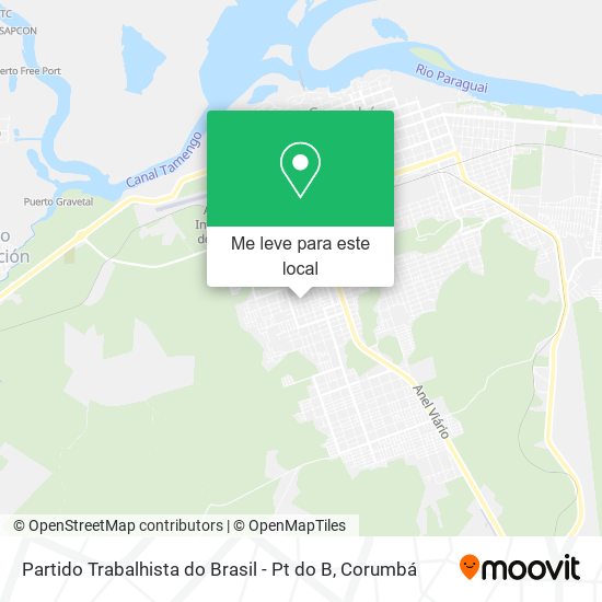 Partido Trabalhista do Brasil - Pt do B mapa
