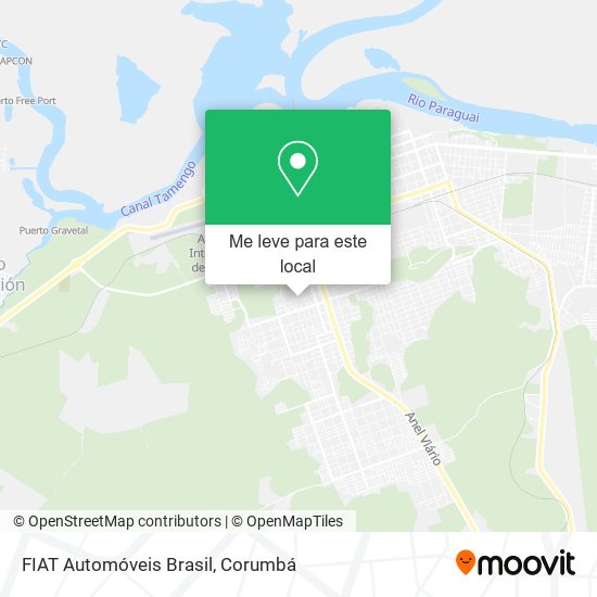 FIAT Automóveis Brasil mapa