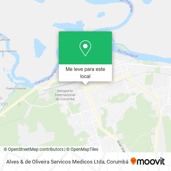Alves & de Oliveira Servicos Medicos Ltda mapa