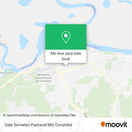 Dale Sorvetes Pantanal MS mapa