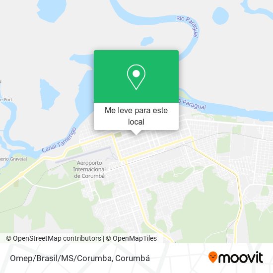 Omep/Brasil/MS/Corumba mapa