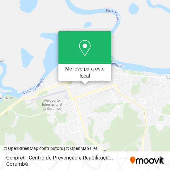 Cenpret - Centro de Prevenção e Reabilitação mapa