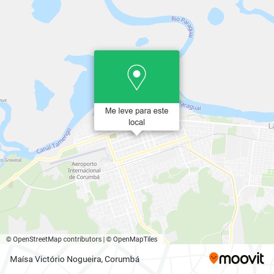 Maísa Victório Nogueira mapa